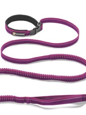 Ruffwear Roamer Dog Leash-Purple Dusk-Adjustable Length: 7.3-11 ft